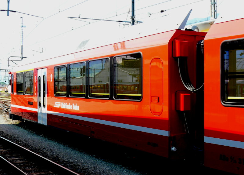 RhB - ABt 31804 am 13.07.2013 in Landquart - Triebzug Stammnetz Steuerwagen 1./2. Klasse - i.B. 06/2012 - Stadler
