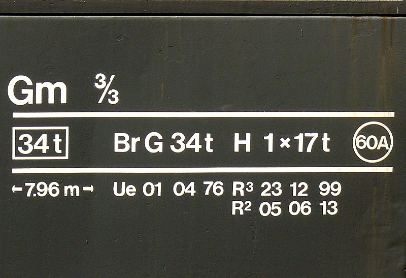 RhB - Gm 3/3 233 am 18.07.2013 in Landquart - Rangier-Diesellok - bernahme 01.04.1976 - MOYSE3555/MTU - Anschriftenfeld
