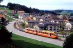 AB / TB Regionalzug 126 von Trogen nach St.Gallen am 25.04.1993 bei Vgelinsegg mit Triebwagen BDe 4/8 24  