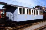 BC Museumsbahn - ex MOB C4 45 am 19.05.1997 in Blonay - 3.Klasse Personenwagen 4-achsig mit 2 offenen Plattformen - Baujahr 1902 - SIG - Gewicht 9,80t - 48 Sitzplätze - LüP 11,30m -