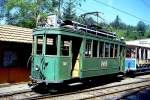 BC Museumsbahn - ex BStB Ce 2/2 182 am 24.05.1999 in Chaulin - Tram-Triebwagen - Baujahr 1926 - SIG/BBC - 108 KW - Gewicht 14,80t - 16 Sitzpltze - LP 9,40m - zulssige Geschwindigkeit 36 km/h -