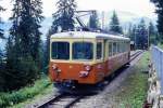 zuege/418643/blm---regionalzug-3761-von-gruetschalp BLM - Regionalzug 3761 von Grtschalp nach Mrren am 12.08.1994 oberhalb Winteregg mit BDe 4/4 23
