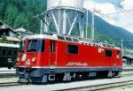 Lokomotiven/307617/rhb---ge-44ii-616-filisur RhB - Ge 4/4II 616 'FILISUR' am 23.05.1998 in Disentis - THYRISTOR-STRECKEN-LOKOMOTIVE - bernahme 05.10.1973 - SLM4889/BBC - 1700 KW - Gewicht 50,00t - LP 12,74m - zulssige Geschwindigkeit 90 km/h - 3=09.07.1993 - Logo RhB in rtoromanisch - Hinweis: ab 19.01.2007 mit Rechteckscheinwerfer und Graubnden-Layout .
