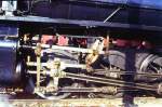RhB - G 4/5 107 am 24.08.1995 in Landquart - Dampflok - Baujahr 1906 - SLM 1709 - Gewicht 68,00t - 590 KW - LüP 13,97m - zulässige Geschwindigkeit 45/30 km/h Tender voraus -