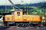 Lokomotiven/420182/rhb---gem-24-211-am RhB - Gem 2/4 211 am 09.05.1999 in Landquart - Zweikraft-Rangierlok - in Betriebnahme 25.01.1913 - Ue 26.01.1967 - SLM2257/BBC724/SAAS/RhB - 228 KWe - 154 KWm - Gewicht 33,00t - LP 8,70m - zulssige Geschwindigkeit 55 km/h - 3=22.04.1994 - Lebenslauf: ex Ge 2/4 202 - 01.02.1943 Gea 2/4 211 - 26.01.1967 Gem 2/4 211 - Logo RhB in deutsch - Heimatstation Chur - Hinweis: 05/2002 Abbruch, hier im Stammnetz mit elektrischen Antrieb.

