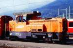 RhB - Gm 3/3 233 am 06.09.1996 in Landquart - Rangier-Diesellok - bernahme 01.04.1976 - MOYSE3555/MTU - 295 KW - Gewicht 34,00t - LP 7,93m - zulssige Geschwindigkeit 55 km/h - 3=23.10.1985 -