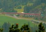 albulabahn-chur-stmoritz/432116/rhb---regio-express-1129-von-chur RhB - Regio-Express 1129 von Chur nach St.Moritz am 17.07.2013 oberhalb Surava mit E-Lok Ge 4/4 III 647 - D - B - B - B - A - A - B - B - B - A
