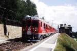 RhB - Bernina-Express 960 Tirano nach Davos Dorf am 16.10.2009 in Alp Grm mit ABe 4/4 III 56 - ABe 4/4 III 53 - Bp - Bp - Bp - Bp - Ap - Ap
