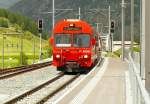 RhB - Regionalzug 1941 von Scuol nach Pontresina am 19.07.2013 Einfahrt Zernez mit Steuerwagen vorraus BDt 1753 - B - WS - B - A - E-Lok Ge 4/4 II 611
