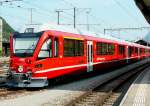 RhB - Triebzug  ABe 4/16 3104  ACHILLES SCHUCAN  in Landquart am 13.07.2013 - Stammnetz-.Triebzug - i.B.